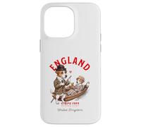 Carcasa para iPhone 14 Pro MAX Jack-Russel-Terrier Perros Pareja Cita Muy Querido en Barco Inglaterra