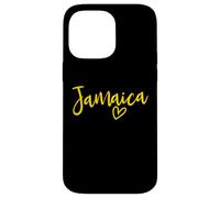 Carcasa para iPhone 14 Pro MAX Jamaica Heart Love Jamaica Mujer