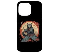 Carcasa para iPhone 14 Pro MAX Japanese Art Cat Ninja Ukiyo-e Anime Samurai Cat Camiseta