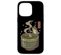 Carcasa para iPhone 14 Pro MAX Japanese Frog Matcha Tea Time Té Verde Ukiyo-e Cottagecore