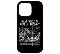Carcasa para iPhone 14 Pro MAX Japón Gran Ola Física Hokusai Agua Movimiento Matemáticas Ciencia