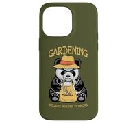 Carcasa para iPhone 14 Pro MAX Jardinería Porque el Asesinato está Mal Amante de Las Plantas Panda Malvado