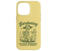 Carcasa para iPhone 14 Pro MAX Jardinería Porque Golpear a la Gente es un Esqueleto incorrecto