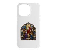 Carcasa para iPhone 14 Pro MAX Jesús Bienaventuranzas Sermón Mosaico Gótico Arte Cristiano Icono