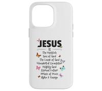 Carcasa para iPhone 14 Pro MAX Jesus is The Messiah Mighty God Beautiful Savior Lamb of God