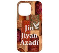 Carcasa para iPhone 14 Pro MAX Jin Jiyan Azadî, Kurdistán Nowruz, Rojava, Amo Kurdistán