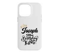 Carcasa para iPhone 14 Pro MAX Joseph The Birthday King Happy Birthday Shirt Hombres Niños Adolescentes