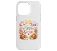 Carcasa para iPhone 14 Pro MAX Jugador de Baloncesto Pascua Jesús Resurrección Resucitado Chica Mujeres