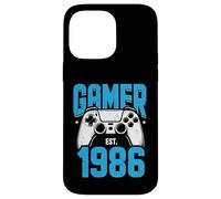 Carcasa para iPhone 14 Pro MAX Jugador Estimado 1986 40 Cumpleaños Video Gaming Hombre Mujer