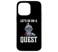 Carcasa para iPhone 14 Pro MAX Jugador RPG Let's Go On A Quest Knight Warrior Player