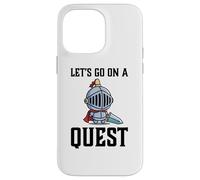 Carcasa para iPhone 14 Pro MAX Jugador RPG Let's Go On A Quest Knight Warrior Player