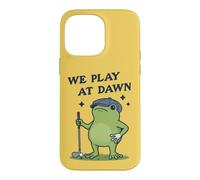 Carcasa para iPhone 14 Pro MAX Jugamos En Dibujos Animados De Golfista Rana A