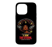 Carcasa para iPhone 14 Pro MAX Juneteenth She Whispered I Am The Storm Women's Black History