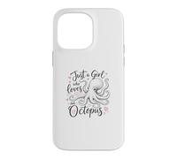 Carcasa para iPhone 14 Pro MAX Just a Girl Who Loves an Octopus Cute Octopus