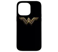 Carcasa para iPhone 14 Pro MAX Justice League Movie Wonder Woman Logo: Black Background