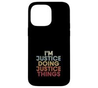 Carcasa para iPhone 14 Pro MAX Justice Name Justice Personalized Name First Given