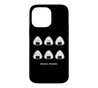 Carcasa para iPhone 14 Pro MAX Kawaii Onigiri Friends Cute Japanese Rice Ball Personajes
