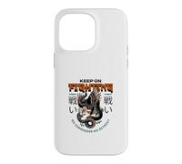 Carcasa para iPhone 14 Pro MAX Keep On Fighting (Declaración de Luchador) (gráfico de águila)