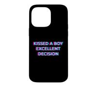 Carcasa para iPhone 14 Pro MAX Kissed A Boy Excellent Decision Gay Men Pride Ally LGBTQ