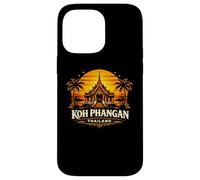 Carcasa para iPhone 14 Pro MAX KOH Phangan Tailandia Sunset Island Viajes Diseño