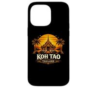 Carcasa para iPhone 14 Pro MAX KOH Tao Tailandia Sunset Island Viajes Diseño
