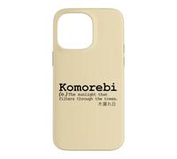 Carcasa para iPhone 14 Pro MAX Komorebi Japonés Palabra Vocab Poético Árbol Sol Naturaleza Amor