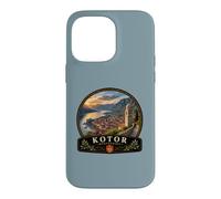 Carcasa para iPhone 14 Pro MAX Kotor Montenegro Costa Adriática Diseño de Viajes