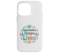 Carcasa para iPhone 14 Pro MAX La comunicación Cambia Vidas diseño de Conciencia