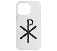 Carcasa para iPhone 14 Pro MAX La Cruz Chi-Rho - Símbolo De Jesucristo - Vintage