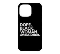 Carcasa para iPhone 14 Pro MAX La embajadora de la Mujer Negra empoderó el Mes de la Historia Negra
