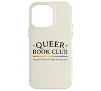 Carcasa para iPhone 14 Pro MAX La ficción del Club de Lectura Queer es más Segura Que la Gente Orgullo Gay