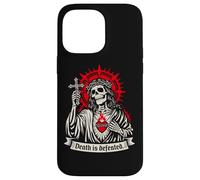 Carcasa para iPhone 14 Pro MAX La Muerte es derrotada Oscuro Cristiano Gótico Esqueleto Fe G