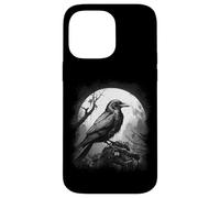 Carcasa para iPhone 14 Pro MAX LA Oscuridad Hay Y Nada MÁS El Cuervo Edgar Allan PoE Meme