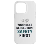 Carcasa para iPhone 14 Pro MAX La Seguridad es lo Primero, su Mejor resolución de año Nuevo para Trabajar de Forma Segura