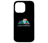 Carcasa para iPhone 14 Pro MAX Lake Norman North Carolina Vacation Souvenir Vintage Logo
