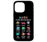 Carcasa para iPhone 14 Pro MAX Las matemáticas te Mantienen equilibrados a los niños aprendiendo Humor Escolar