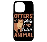Carcasa para iPhone 14 Pro MAX Las nutrias Son mi Animal Espiritual