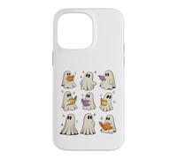 Carcasa para iPhone 14 Pro MAX Lector de Halloween para Amantes de los Libros Spooky Ghost