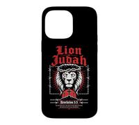 Carcasa para iPhone 14 Pro MAX León de Judá Apocalipsis 5:5 Verso bíblico gótico Cristiano