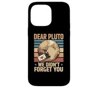 Carcasa para iPhone 14 Pro MAX Letra con Forma de corazón Vintage de Dear Pluto We Didn'T Forget You