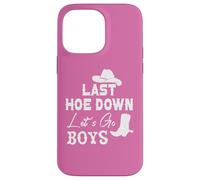 Carcasa para iPhone 14 Pro MAX Lets Go Girls Cowboy Women Last Hoe Down Bachelorette Party