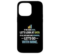 Carcasa para iPhone 14 Pro MAX Let's Look At Data - Data Science Statistics Data Analyst