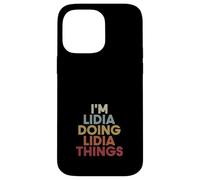 Carcasa para iPhone 14 Pro MAX Lidia Name Lidia Personalized Name First Given