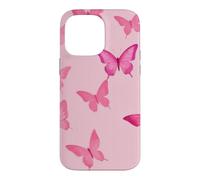 Carcasa para iPhone 14 Pro MAX Lindas Mariposas Rosa Mariposa patrón Femenino Y2K