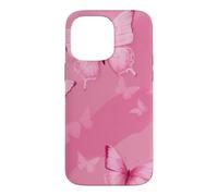 Carcasa para iPhone 14 Pro MAX Lindas Mariposas Rosadas Mariposa Femenina Y2K