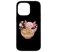 Carcasa para iPhone 14 Pro MAX Lindo Axolotl Come Fideos Ramen, gráfico Kawaii de Axolotl
