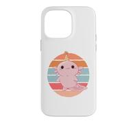 Carcasa para iPhone 14 Pro MAX Lindo diseño Retro de Fiesta Axolotl