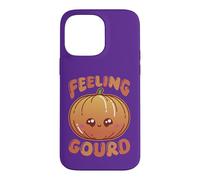 Carcasa para iPhone 14 Pro MAX Lindo Kawaii Feeling Calabaza Calabaza Juego de Palabras Otoño