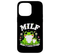 Carcasa para iPhone 14 Pro MAX Lindo Milf Hombre Amo Ranas Rana Divertido Anfibio Papá Broma