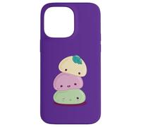 Carcasa para iPhone 14 Pro MAX Lindos Personajes de Mochi Kawaii Apilados